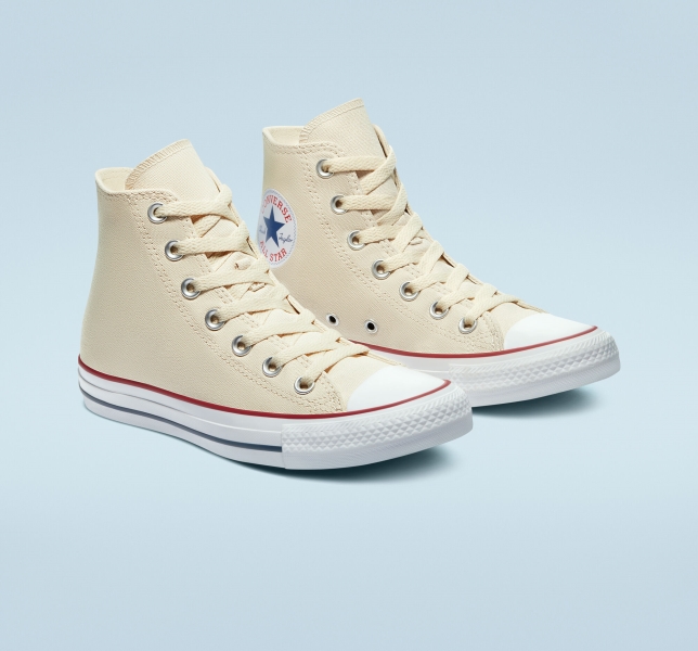 Pánské Plátěné Boty Converse Chuck Taylor All Star Classic Béžový Bílé | 34TFGBACZ