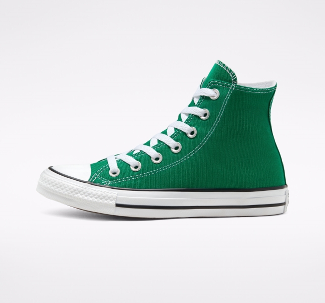 Pánské Plátěné Boty Converse Chuck Taylor All Star Classic Zelene Bílé Bílé | 70JWYVXHE