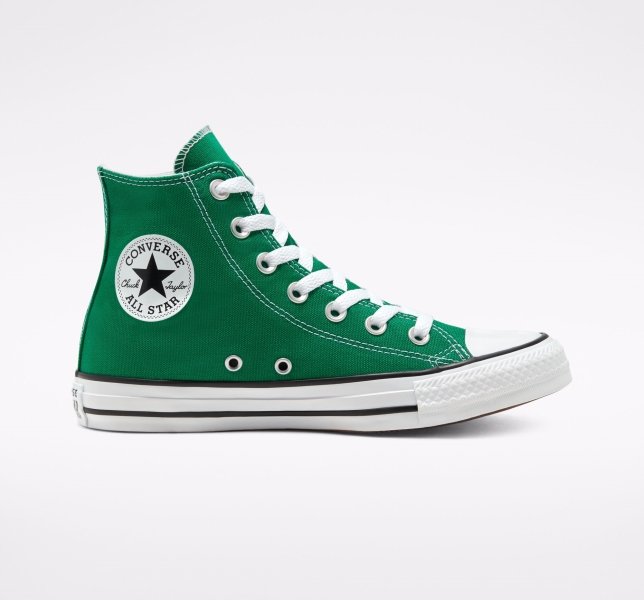 Pánské Plátěné Boty Converse Chuck Taylor All Star Classic Zelene Bílé Bílé | 70JWYVXHE