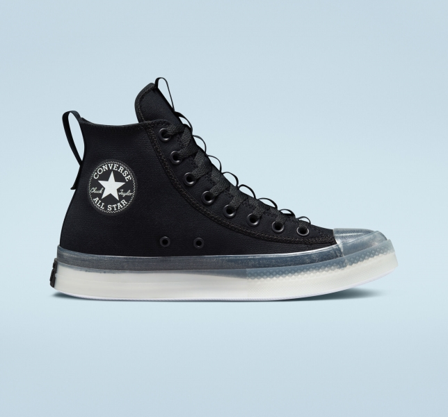 Pánské Plátěné Boty Converse Chuck Taylor All Star CX Explore Černé Černé Bílé | 97BHYXNRT