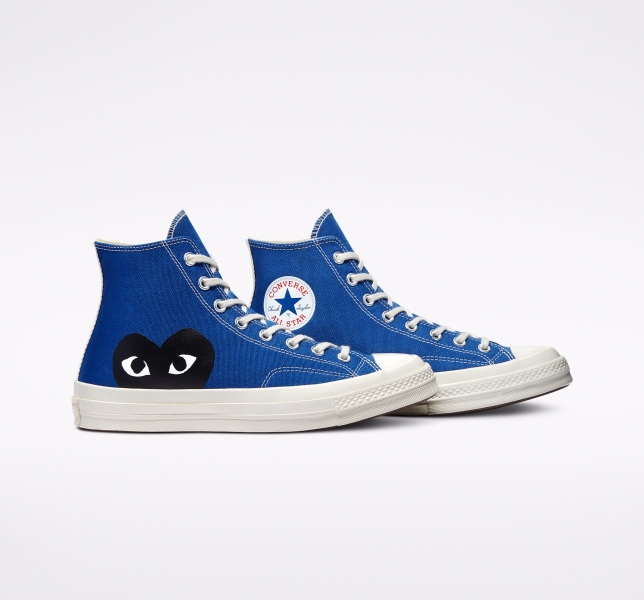 Pánské Plátěné Boty Converse Comme des PLAY Chuck 70 Blankyt Černé | 43LFSPNDU