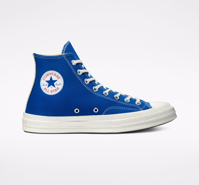 Pánské Plátěné Boty Converse Comme des PLAY Chuck 70 Blankyt Černé | 43LFSPNDU