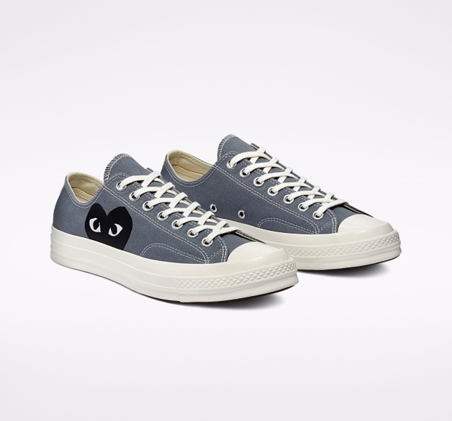 Pánské Plátěné Boty Converse Comme des PLAY Chuck 70 Šedé Černé | 83GZMOYRI