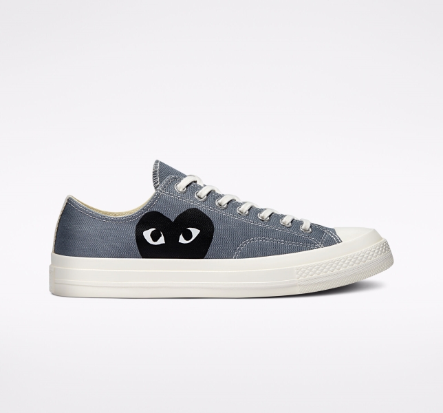 Pánské Plátěné Boty Converse Comme des PLAY Chuck 70 Šedé Černé | 83GZMOYRI