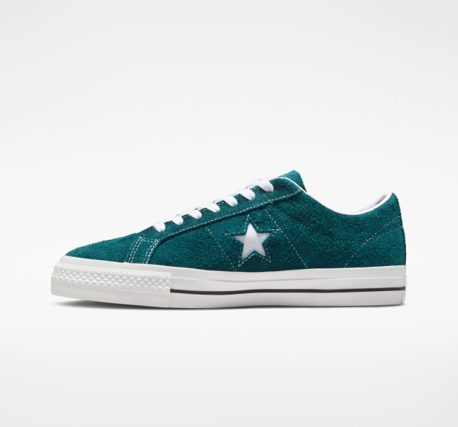 Pánské Skate Boty Converse One Star Pro Vintage Černé Bílé | 39FLEUAIG