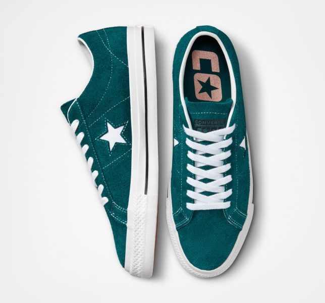 Pánské Skate Boty Converse One Star Pro Vintage Černé Bílé | 39FLEUAIG